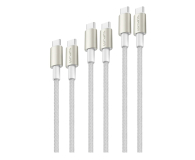 4smarts USB-C to USB-C Cable PremiumCord 60W Set of 3 0.5M+1.5M+3M 540621 - 1344186 - zdjęcie 1